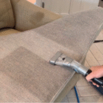 Upholstery Clean on Sofa in Caterham